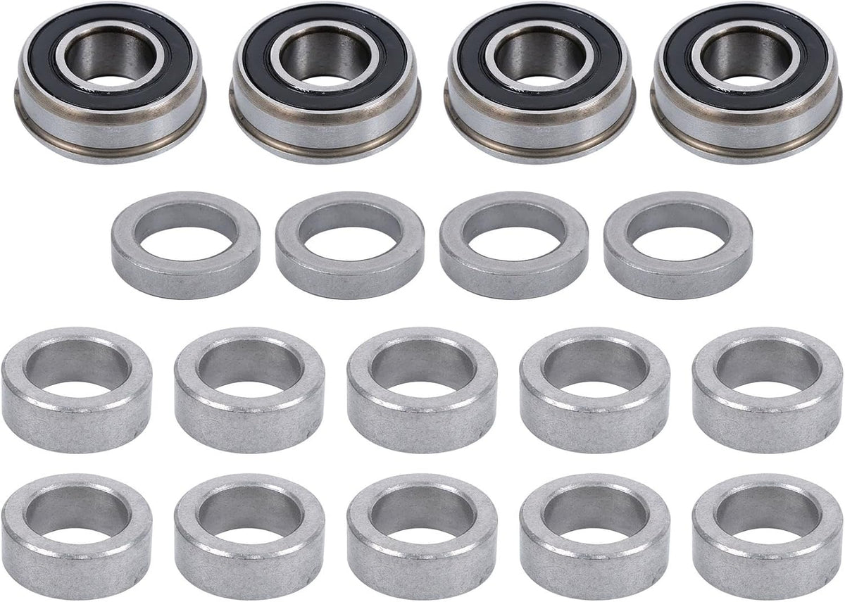 13x5.00-6 Airless Tire and Wheel, Replacement 13x5-6 Solid Rubbe Riding Lawn Mower Tire with Rim