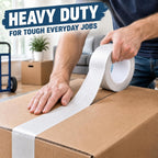 White 3 Inch Wide 30 Yard 9 Mil Heavy Duty Duct Tape Waterproof Repair Tape