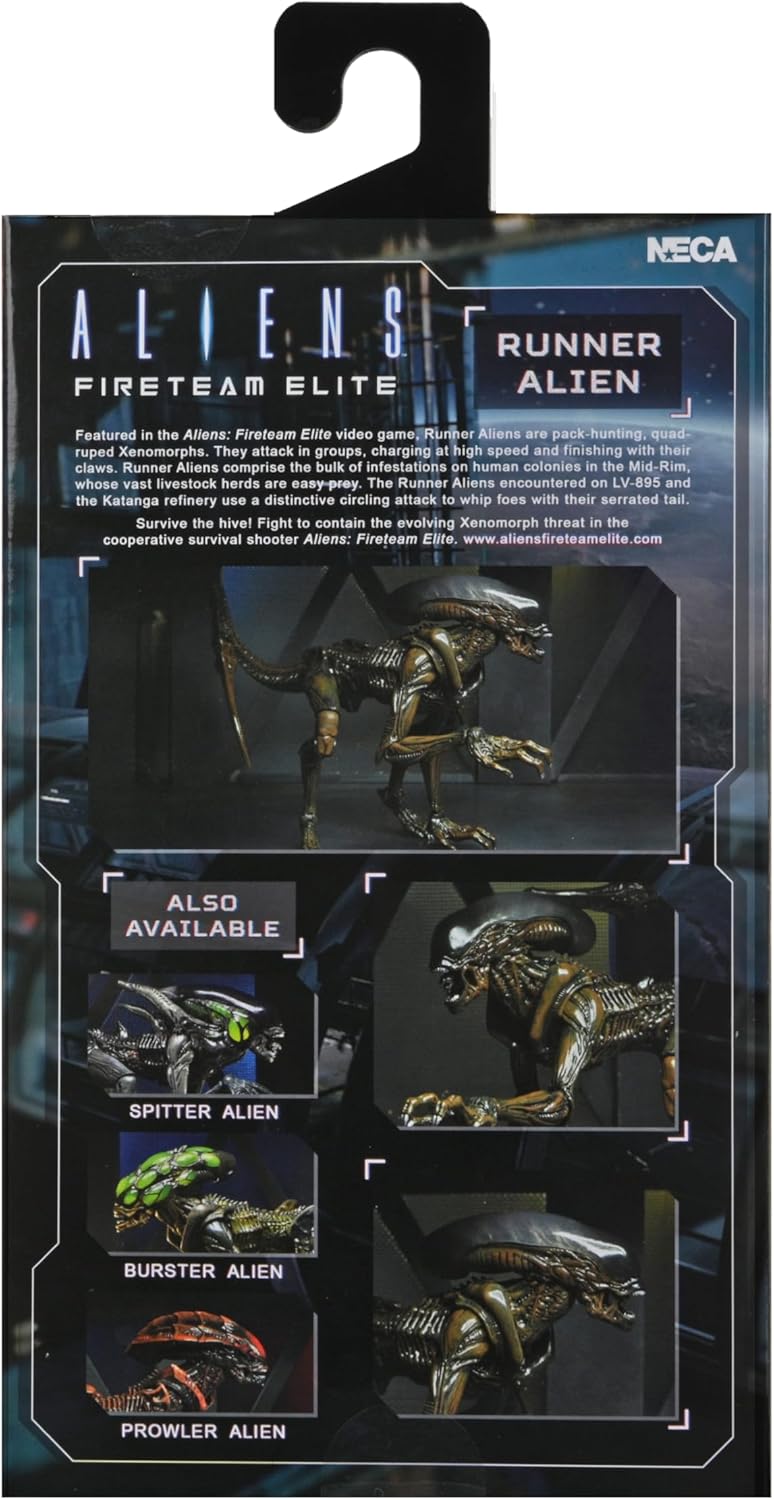 Aliens Fireteam Elite - 7" Scale Action Figure - Runner Alien