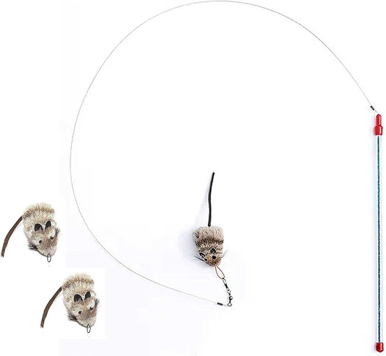 Cat Lures Catcher Cat Toy + 2 Refill Mouse