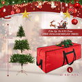 9 ft Christmas Tree Storage Bag, Heavy Duty Christmas Tree Bag with Reinforced Handles and Dual Zippers Wide Opening