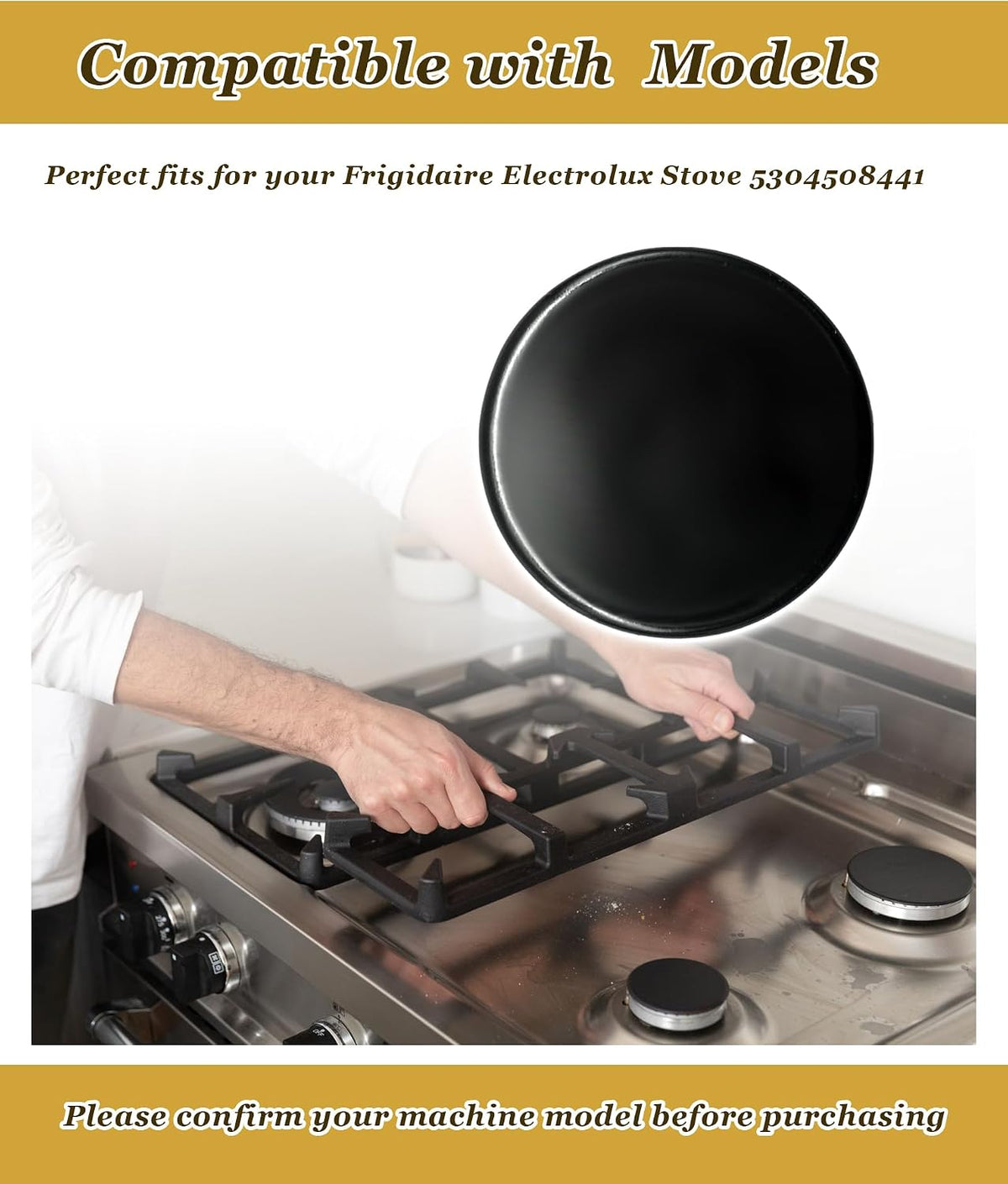 5304508441 Gas Stove Burner Cap Replacement