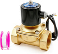 BAOMAIN 2" PT Brass Energy Saving Electric Solenoid Valve DC 12V NC
