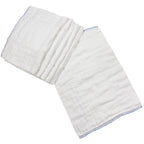 Prefolds Bleached Cloth Baby Diapers, Size 2 (15-30 lbs), Soft, Absorbent and Durable 100% Natural Cotton, Our Top