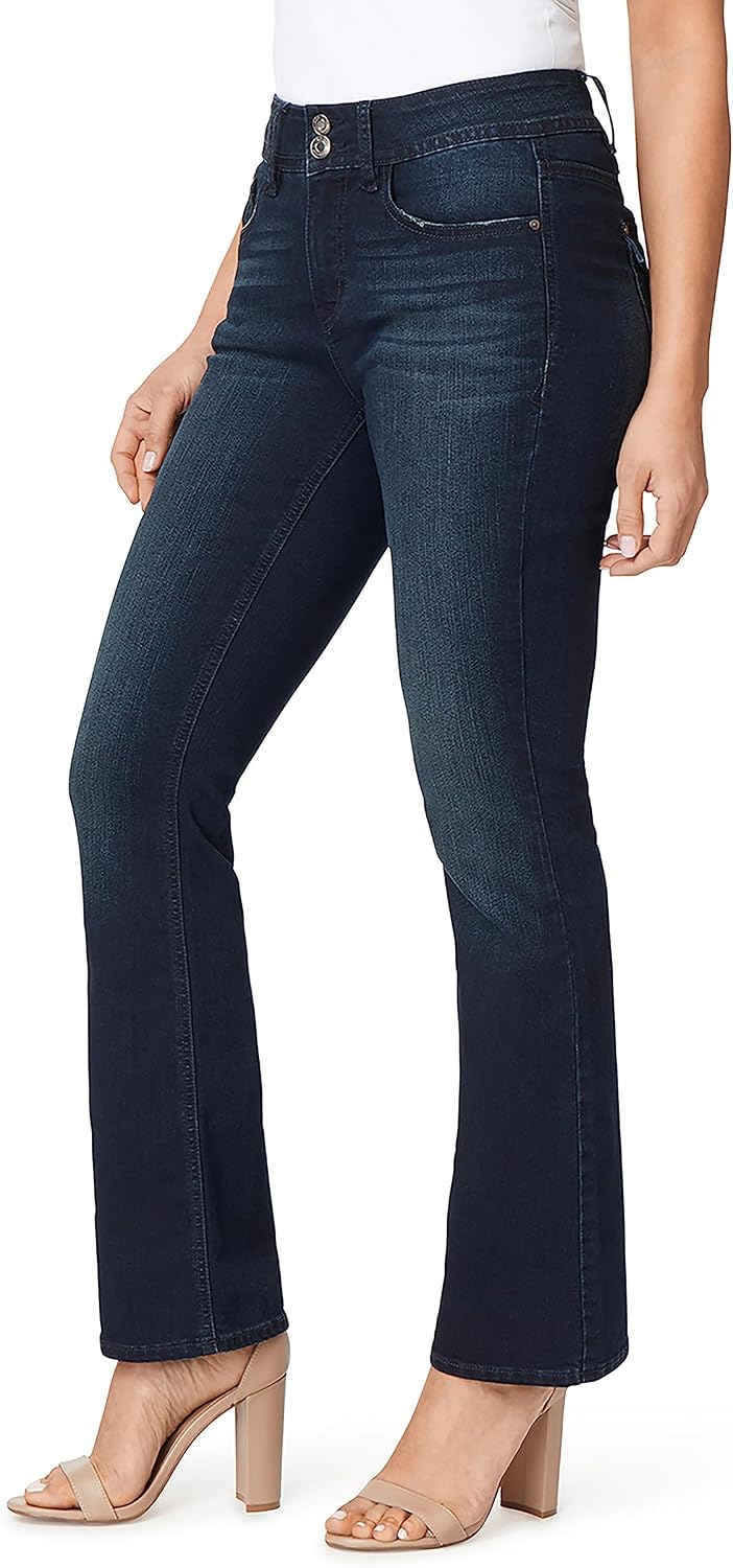 Women's Curvy Bootcut Jeans, Sizes 6-24