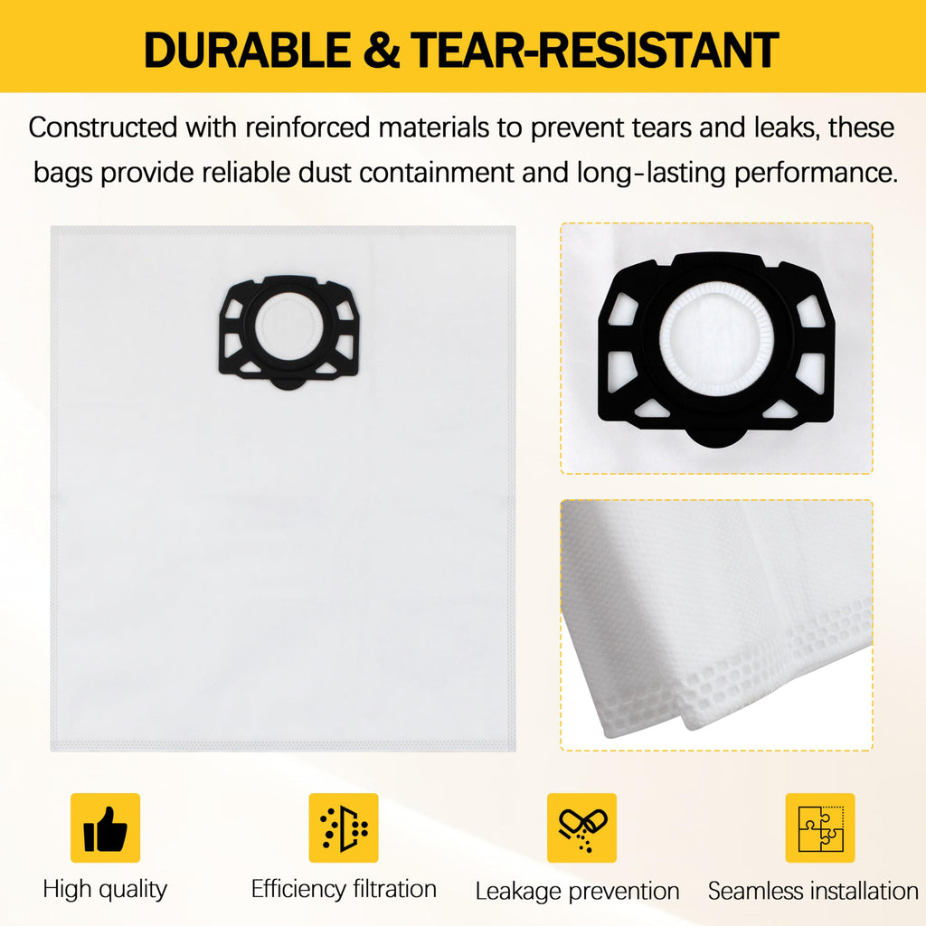Fleece Filter Bags, Replacement Part #2.863-006.0 10 Pack ﻿