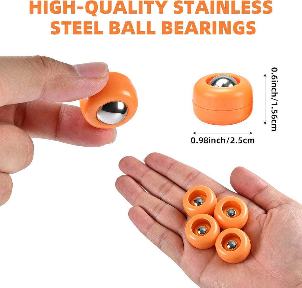 Mini Shuffleboard Replacement Pucks Rollers Curling Accessories 2-4 Color | 8-16 Pack Tabletop Equipment 0.98 inch/