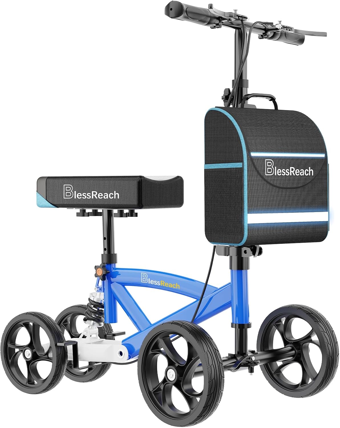 Knee Scooter for Adults for Foot Injuries, Dual Braking System