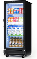 6 Cu.Ft Commercial Beverage Fridge with Glass Door