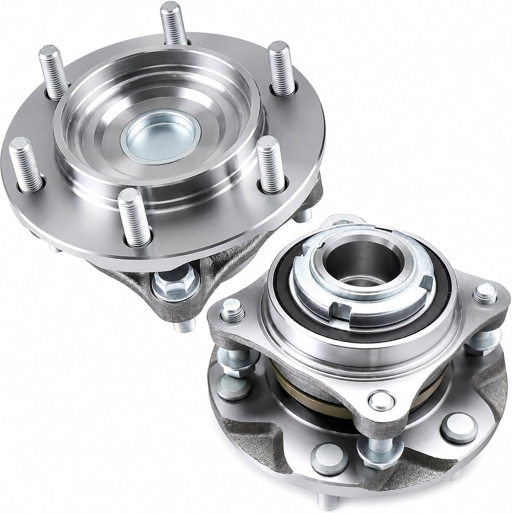 2PC 950-004 2WD Front Wheel Bearing Hub Assembly Fit for 2005-2019 Tacoma