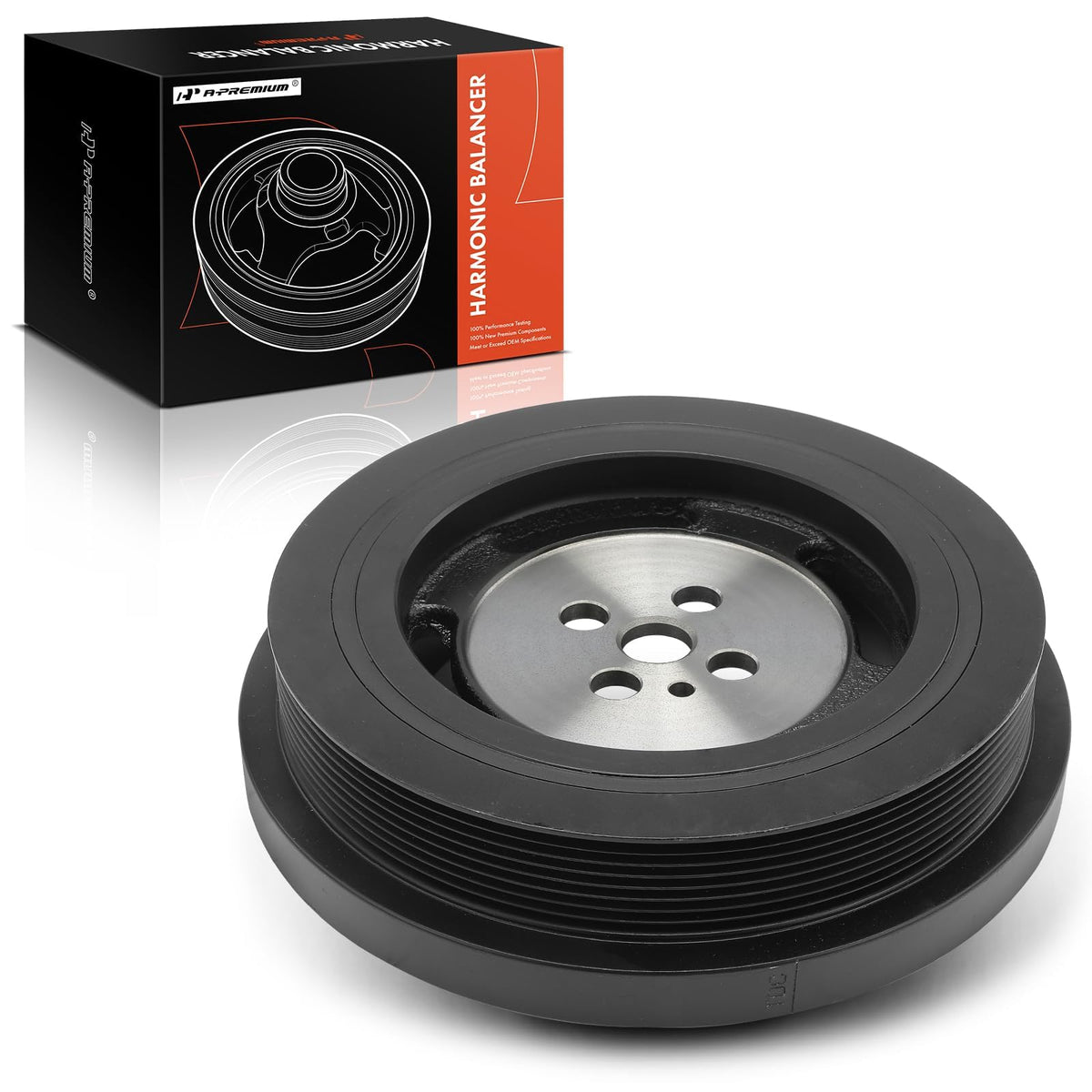 A-Premium Engine Harmonic Balancer Crankshaft Pulley Compatible with Dodge
