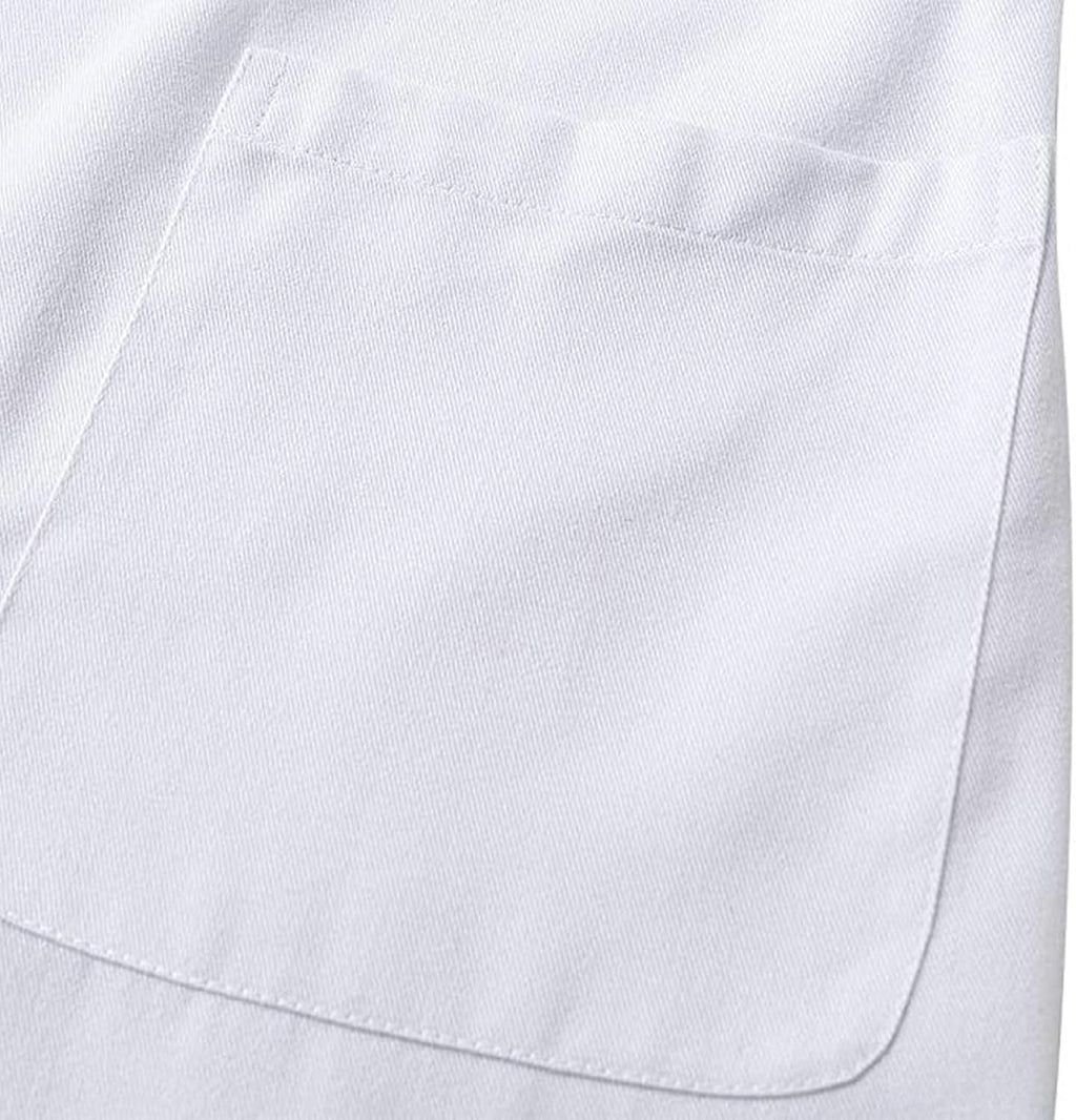 Women's Long Sleeve Lab Coat with Pockets Lightweight Button Front Professional Medical Work Jacket