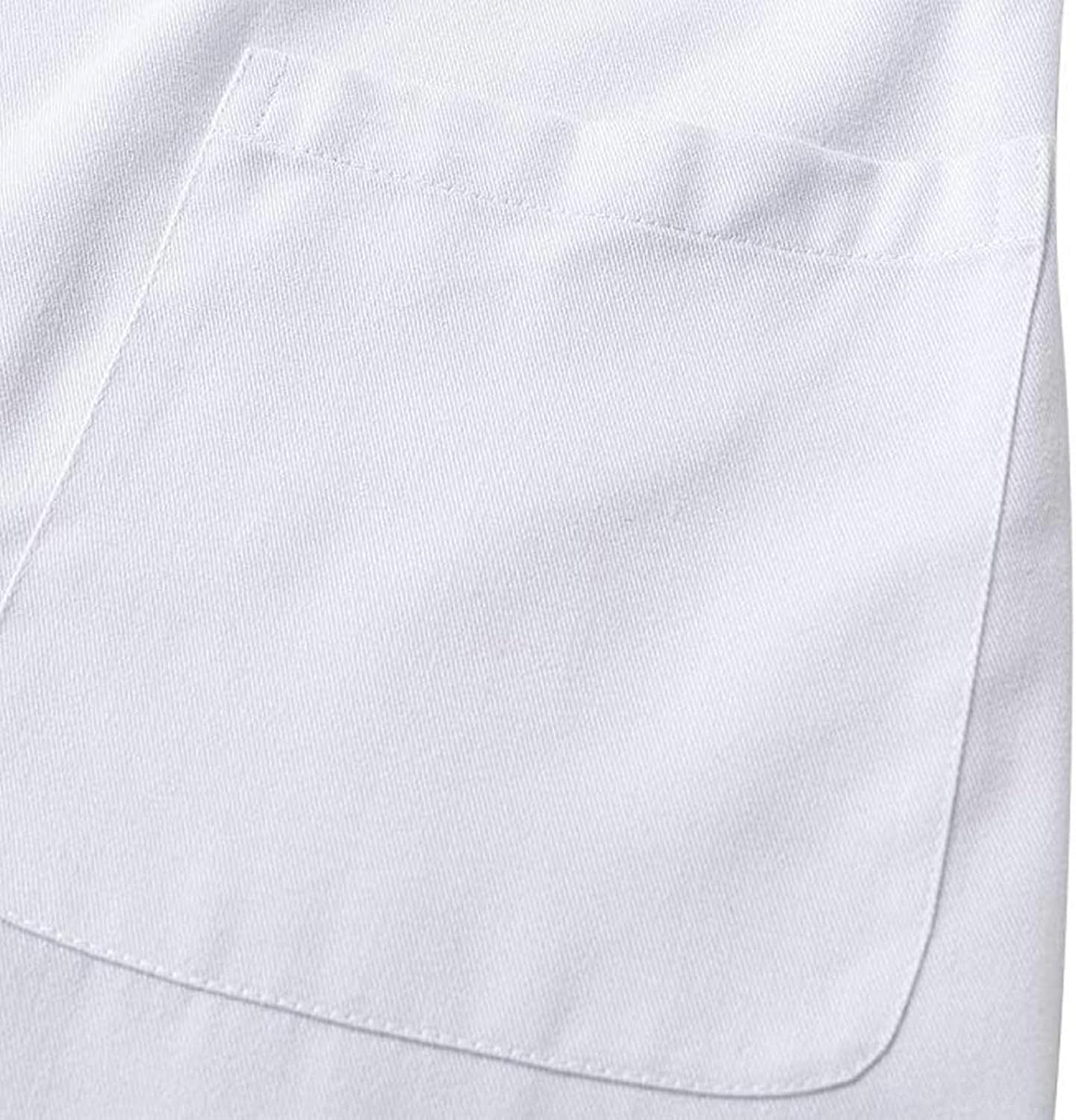 Women's Long Sleeve Lab Coat with Pockets Lightweight Button Front Professional Medical Work Jacket