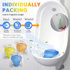 Urinal Screen Deodorizer, 7.2” Urinal Cake 36 Pack with 3 Scent