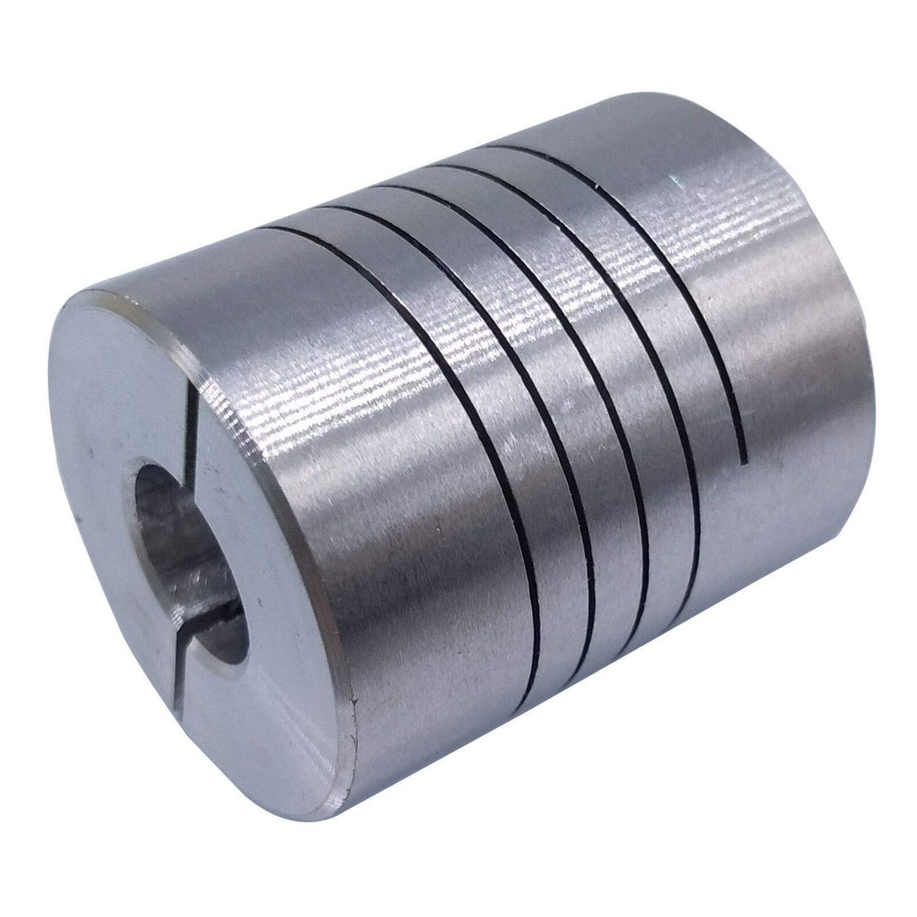 6.35 x 9.5mm 1/4" x 3/8" Flexible Shaft Coupling Rigid Coupler D25 L30