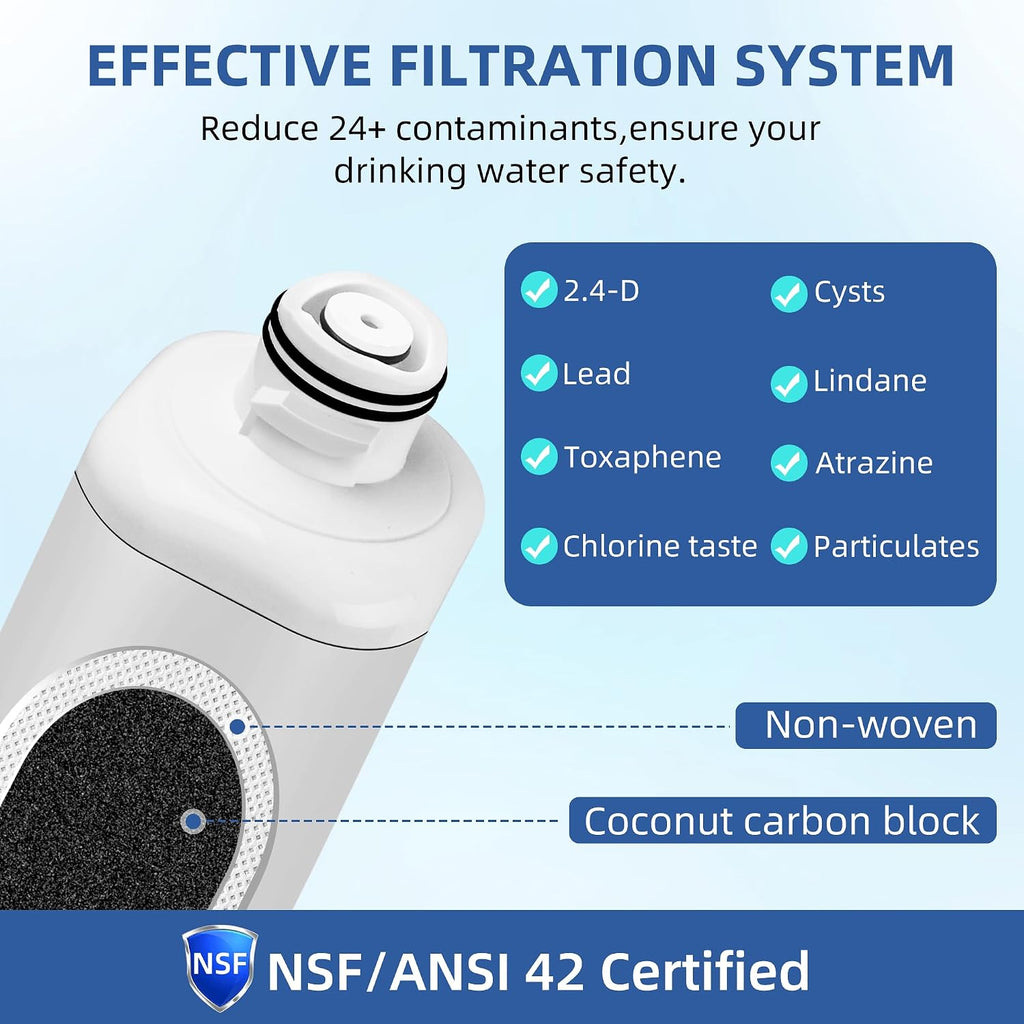 DA97-17376B Water Filter for Samsung Refrigerator Rs27t5200sr Rs22t5201sr rf28r7201sr Rf27t5201sr Rf29a9671sr Haf-qin/exp rf27t5241sr rf28t5001sr rf27t5201sg rf28r7351sr, 2 Pack