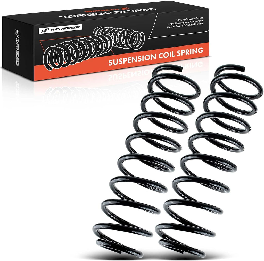 A-Premium 2-Pack Front Suspension Coil Spring Set Compatible with Jeep