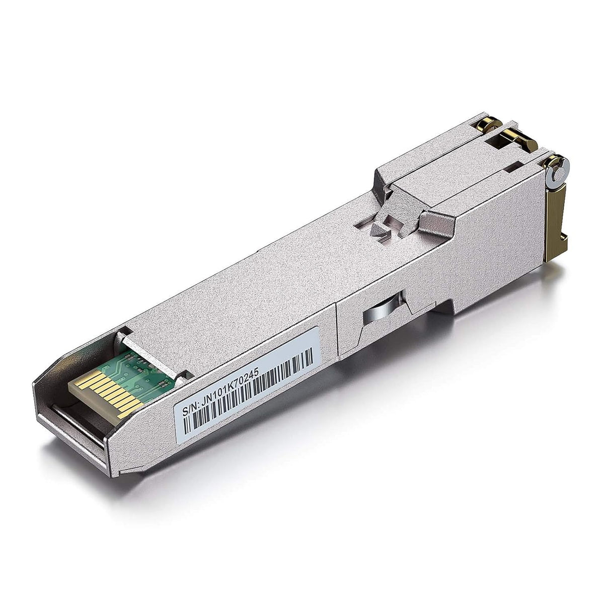 10Gtek 1000Base-T SFP to RJ45 Ethernet Module for Cisco SFP-GE-T, 4-Pack