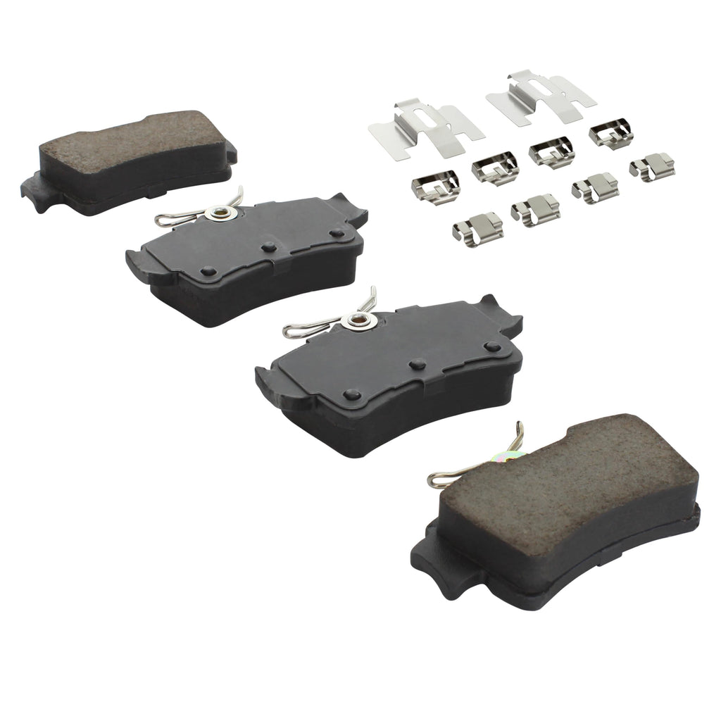 QUALITY-BUILT Workforce Semi-Met Rear Brake Pads w/Hardware BP0627M