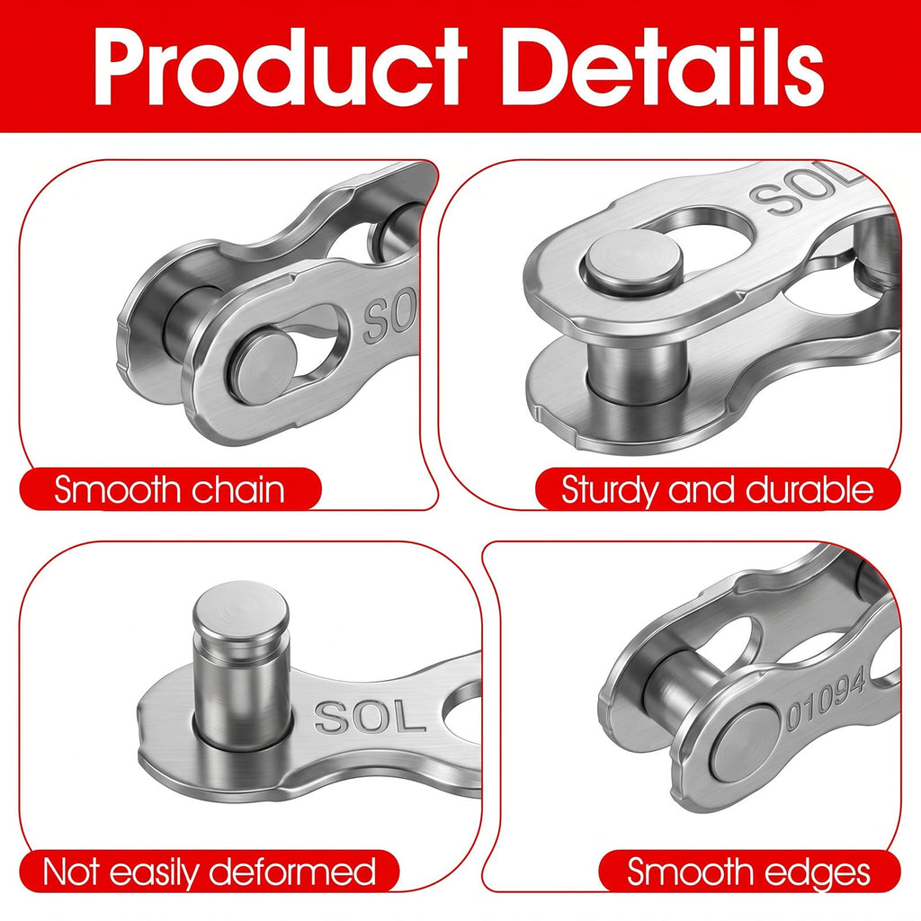 10 Pairs 10 Speed Chain Master Link Mountain Bikes Parts