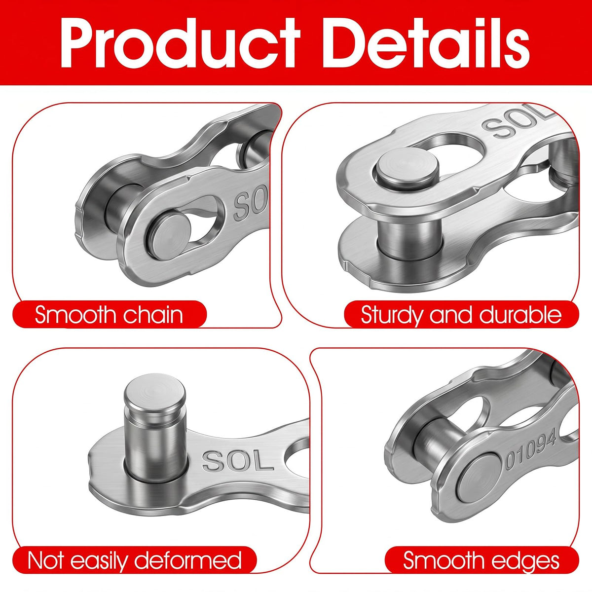 10 Pairs 10 Speed Chain Master Link Mountain Bikes Parts