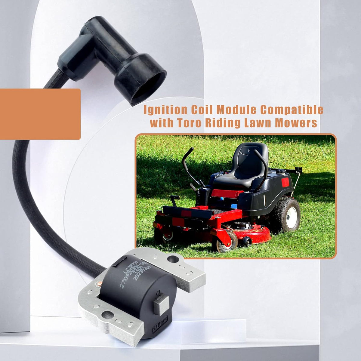 2Pcs 136-7883 Ignition Coil Module Compatible with Toro TimeCutter