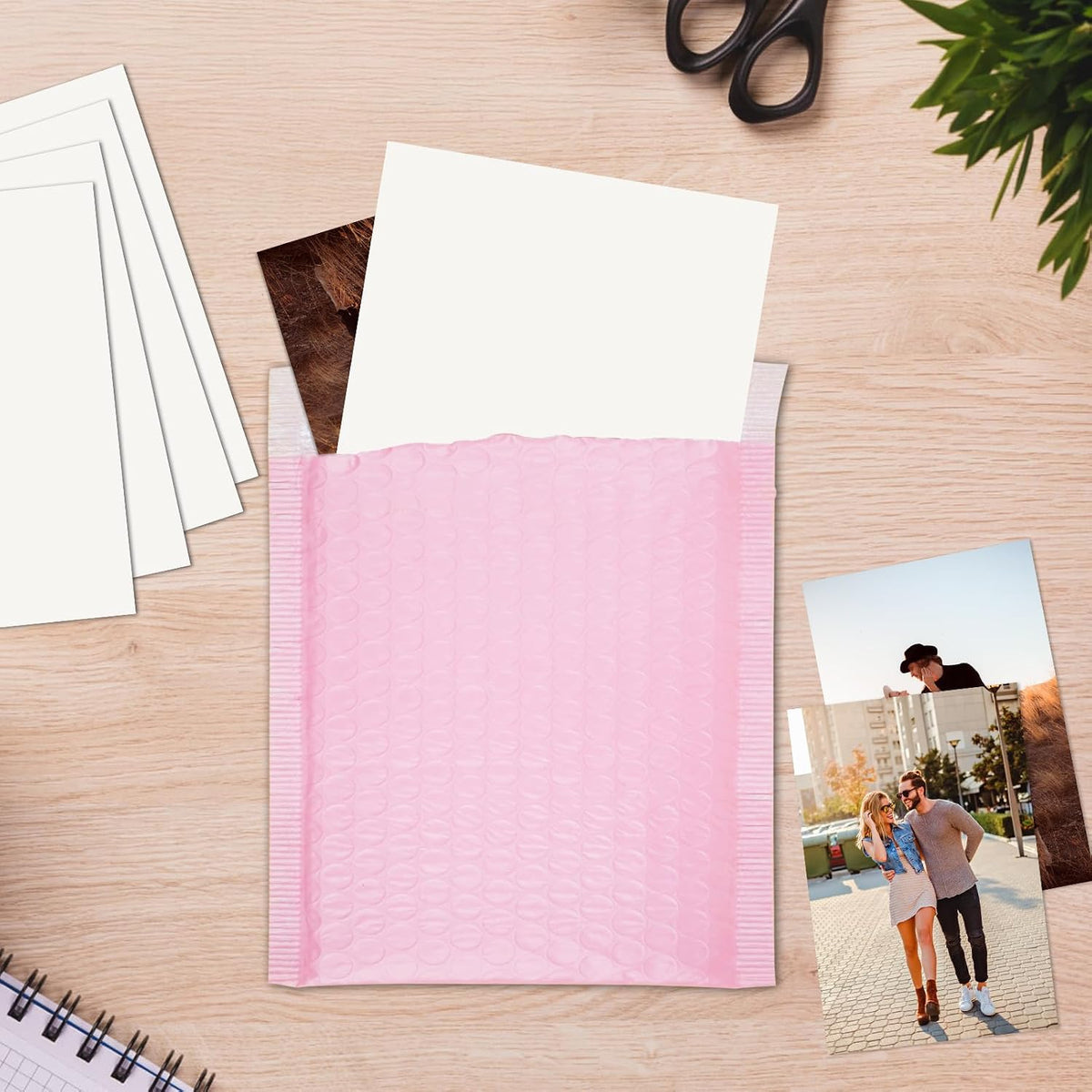 50 Pack 8.5x11 Corrugated Cardboard Sheets, White Flat Cardboard Inserts for Shipping, Mailing, Packing, DIY Crafts