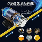 MILADO Oil Change Extractor Pump Electric Engine Oil Fluid Transfer Pump