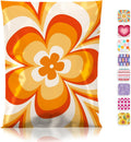 Poly Mailers Shipping Bags Envelopes 14.5x19 50pc Orange Flower