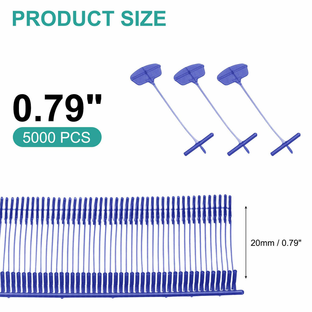 Standard Tagging Gun Fasteners 0.8" Label Gun Price Tagging Barbs