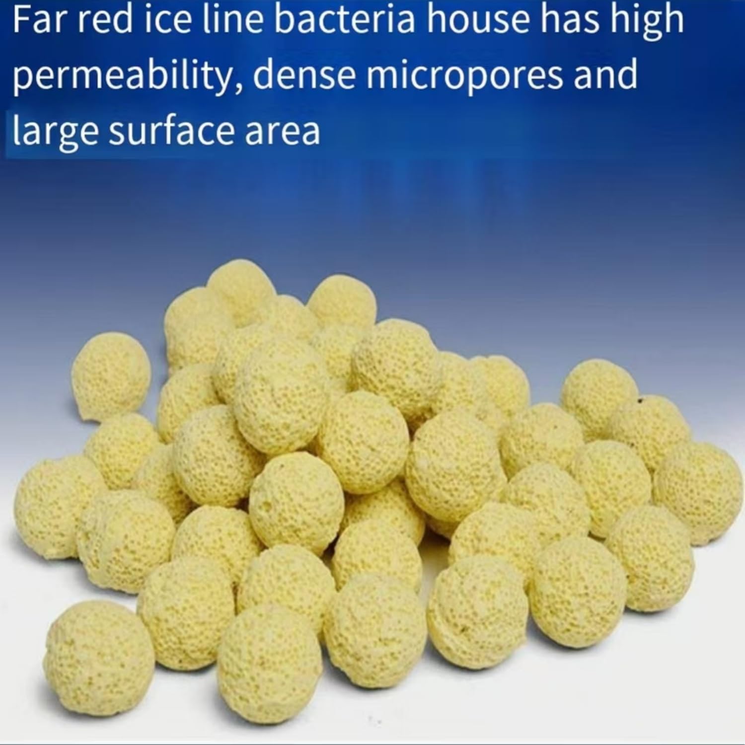 Filter Media Bio Balls (5.5LB)，Ceramic Rings for Aquarium Filter