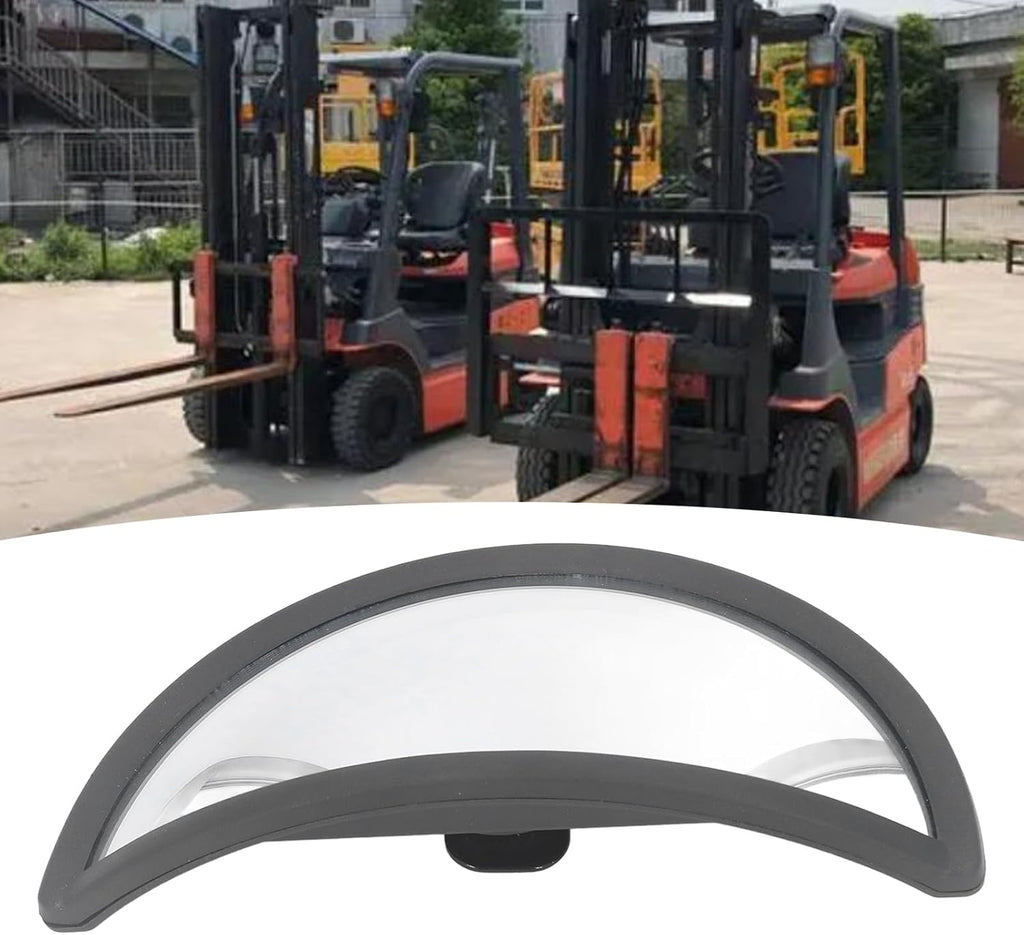 1 Pc Rearview Mirror Blindspot for Forklift, ABS and Glass Safety Security Half Dome Mirror, Convex Mirror for Most
