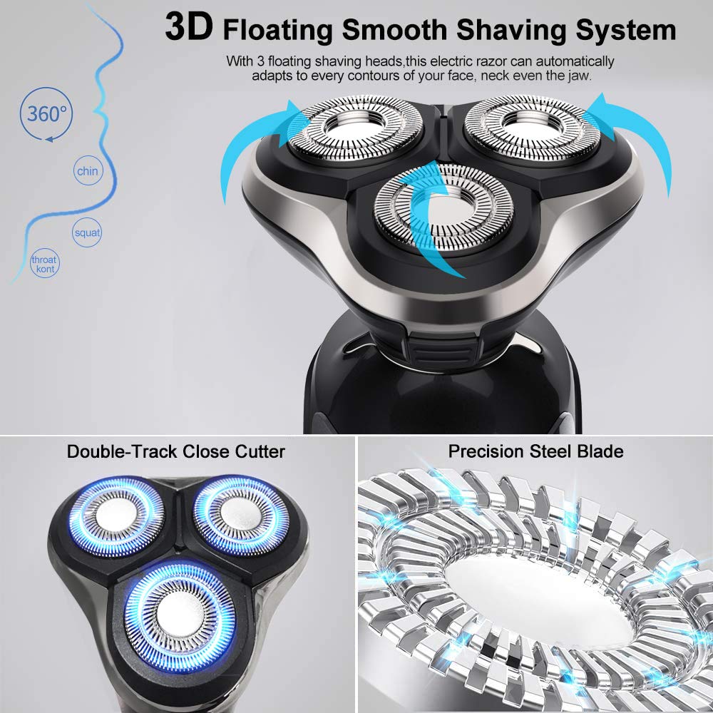 Electric Razor for Men Rotary Electric Shavers for Men