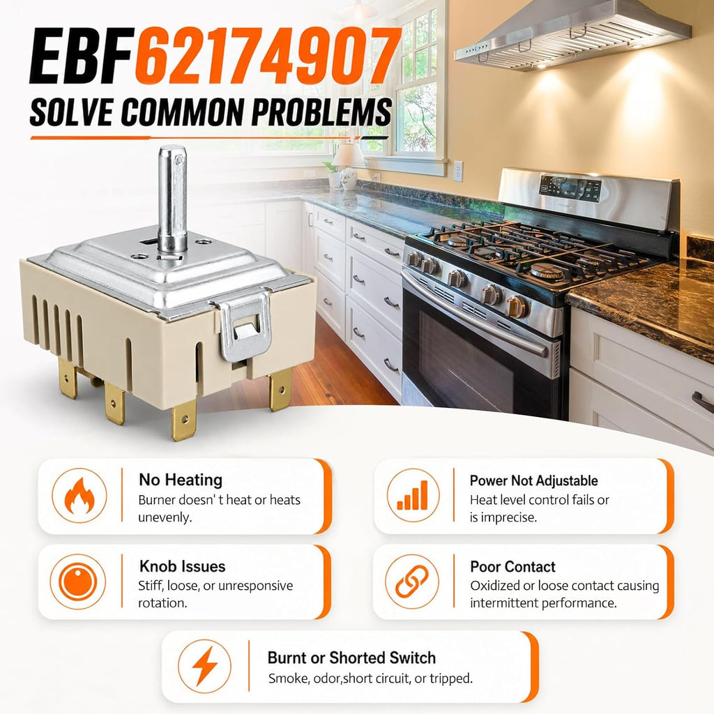 EBF62174907 Infinite Switch Replacement for LG Range Surface Element