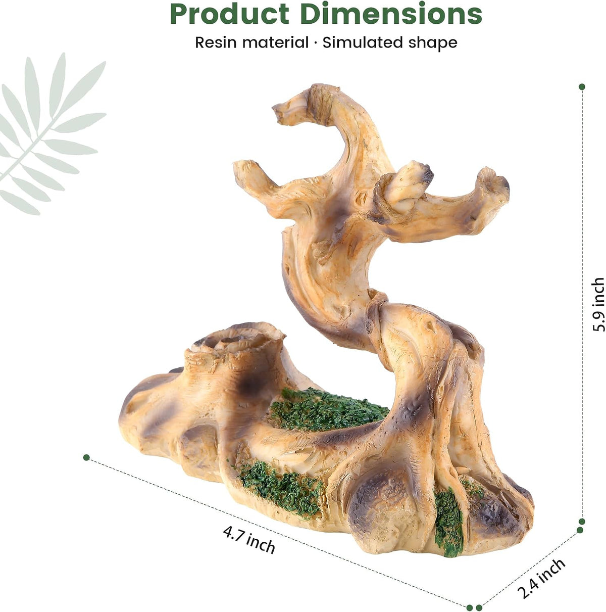 Reptile Hide Resin, Tree Stump Bent
