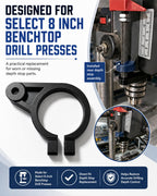 Drill Press Depth Stop Replacement, 8 in Compatible with Central Machinery