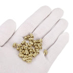 uxcell Knurled Insert Nuts, 100pcs M3 x 7mm L x 5mm OD 3D Printing Brass Nuts Female Threaded Inserts Brass Heat Set Insert Embedment Nuts