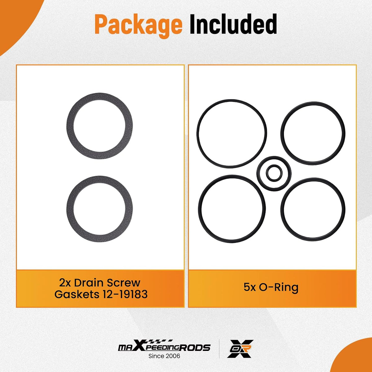 maXpeedingrods Outboard Water Pump Impeller Repair Kit for Mercury Outboard