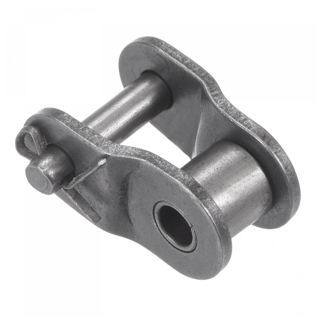 uxcell 5Pcs #50 Chain Offset Half Link Roller, 5/8" Pitch Carbon Steel, Standard Chain End Connector Split Links for 10A Chain