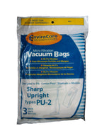 EnviroCare Replacement Micro Filtration Vacuum Bags Designed to Fit Sharp PU-2 Uprights.