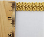 1/2" Chinese French Braid Gimp Trimming - 10 Continuous Yards - Many Colors! (Mustard)