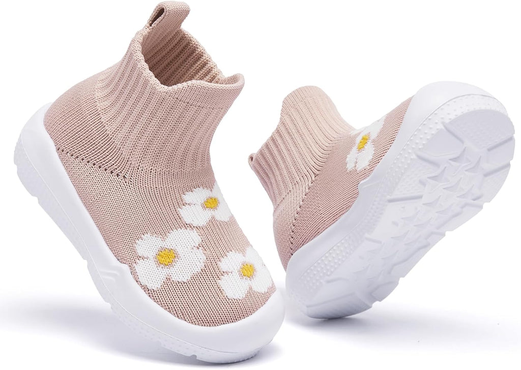 Baby Shoes Toddler Walking Sock Shoes Infant Boy Girl Slip On Sneakers First Walker Slippers