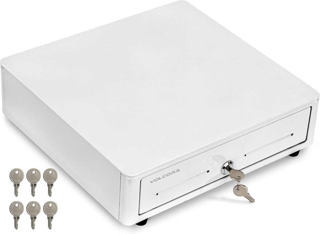 Cash Register Drawer for (POS) Point of Sale System with Round Corner 13", Removable Coin Tray, 4 Bill/5 Coin
