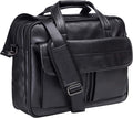 Men's Business Travel Briefcase Leather Handmade Messenger Bags Laptop Bag