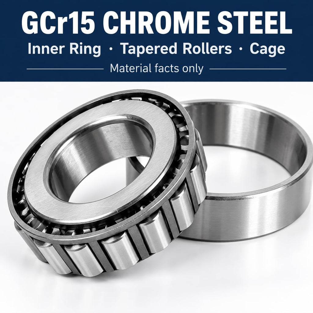 30202 Tapered Roller Bearing, Chrome Steel Single Row for Hubs