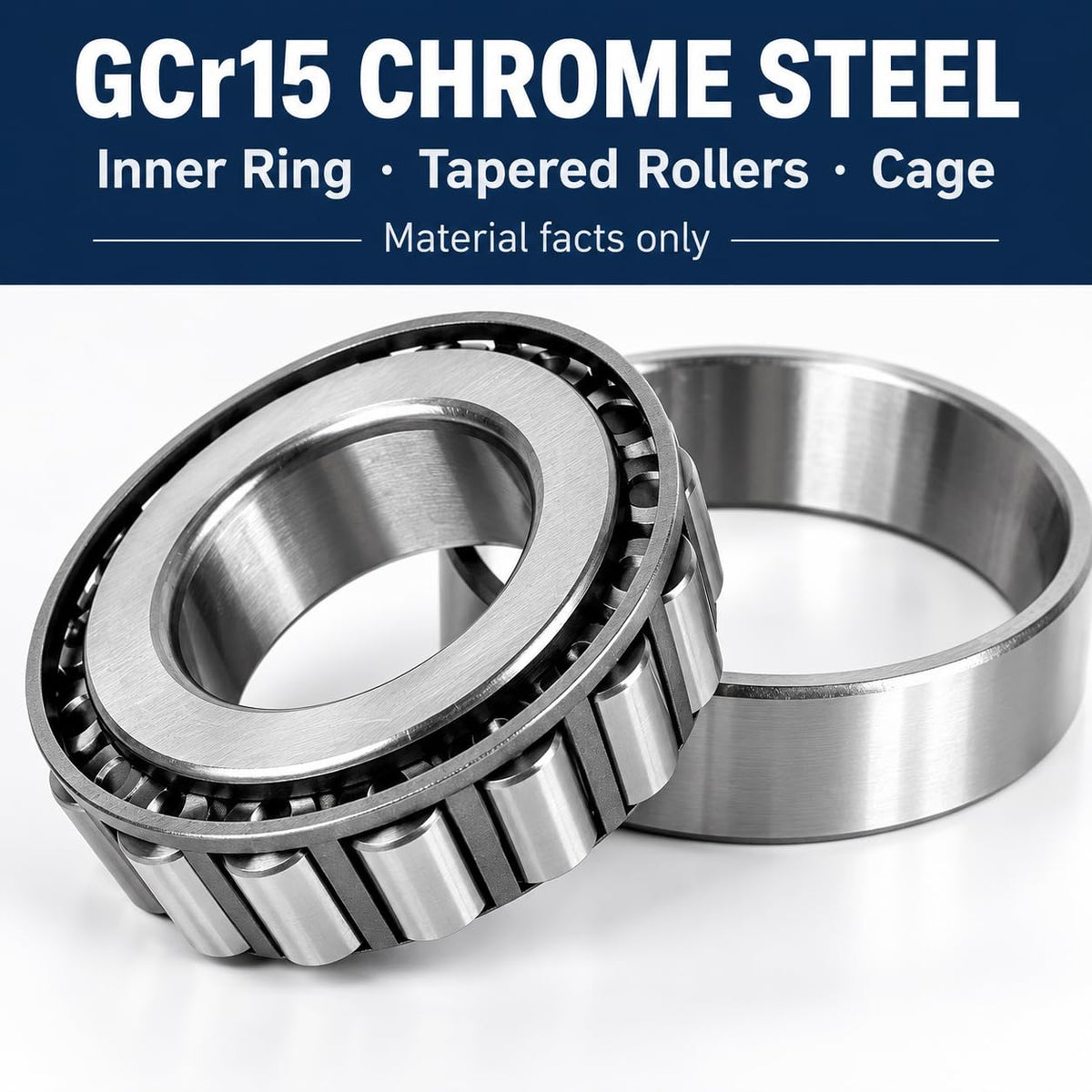 30202 Tapered Roller Bearing, Chrome Steel Single Row for Hubs