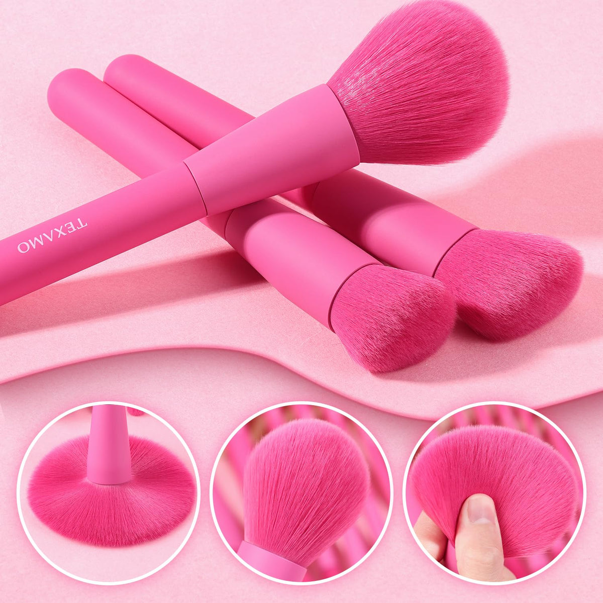 Makeup Brush Set, 15 Piece Quality Makeup Brushes, Premium Synthetic Make Up Brushes for Foundation Powder Blush
