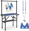 Dog Grooming Table with Arm Hammock & Nooses, 35.5" L×23.6" W x 30" H