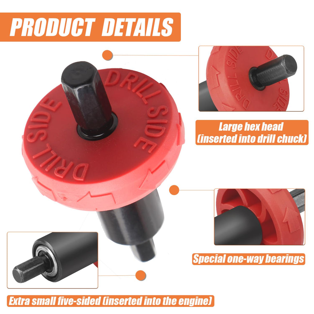 JAMHER Portable Lawn Mower Motor Starter, 2-Piece Set