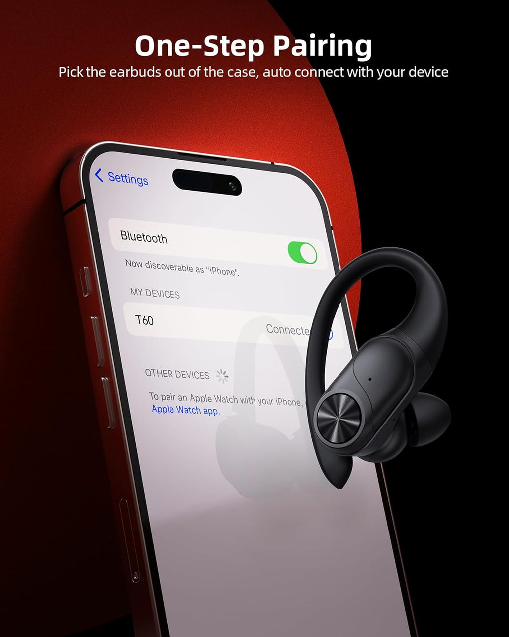 Bluetooth Headphones Wireless Earbuds 80hrs Playtime Wireless Charging Case Digital Display Sports Ear Buds with